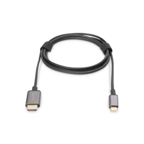 Digitus , USB Type-C to HDMI Adapter , DA-70821 , Black , USB Type-C , 1.8 m