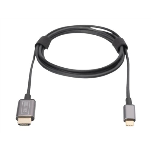 Digitus , USB Type-C to HDMI Adapter , DA-70821 , Black , USB Type-C , 1.8 m