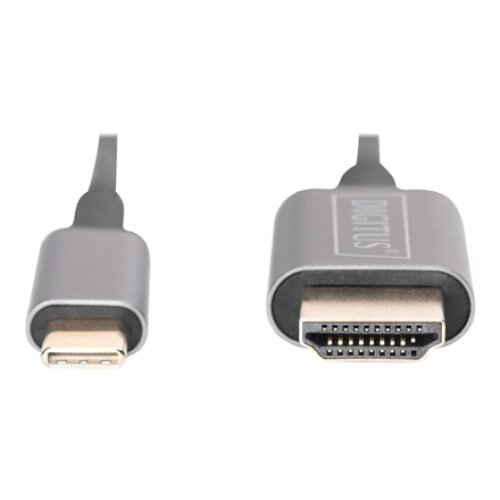 Digitus , USB Type-C to HDMI Adapter , DA-70821 , Black , USB Type-C , 1.8 m