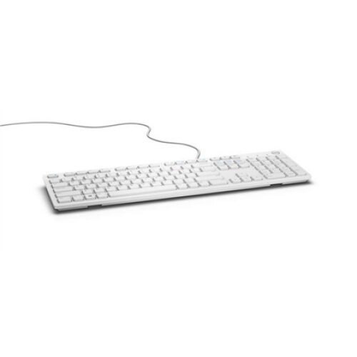 Dell , KB216 , Multimedia , Wired , EN , White , USB