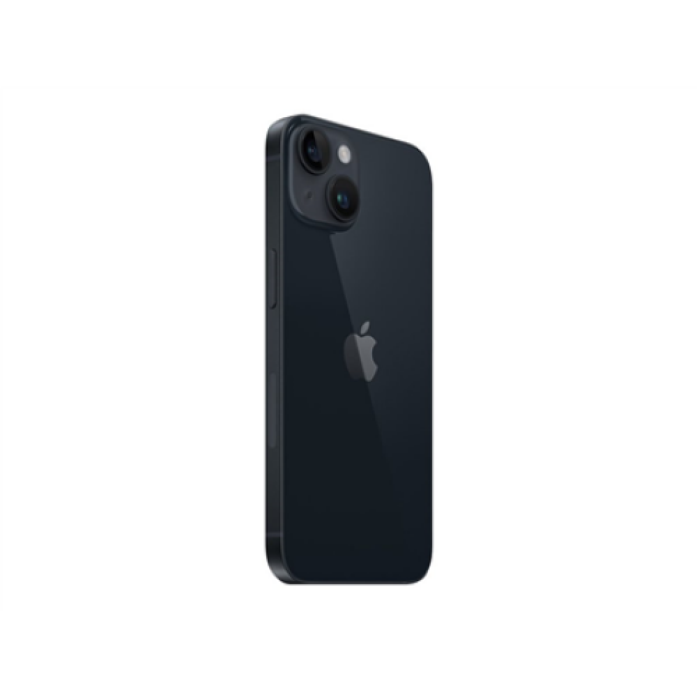 Apple , iPhone 14 , Midnight , 6.1 , Super Retina XDR , 2532 x 1170 pixels , Apple , A15 Bionic , Internal RAM 4 GB , 128 GB , Dual SIM , Nano-SIM , 3G , 4G , 5G , Main camera resolution 12+12 MP , Secondary camera resolution 12 MP , iOS , 16 , 3279 mAh