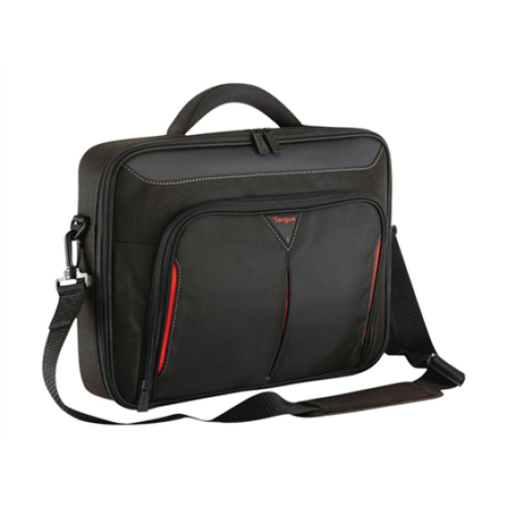 Targus , Classic , Fits up to size 14 , Messenger - Briefcase , Black/Red , Shoulder strap