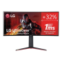 LG , Curved Gaming Monitor , 34GN850P-B , 34 , IPS , UWQHD , 21:9 , 160 Hz , 1 ms , 3440 x 1440 , 400 cd/m²