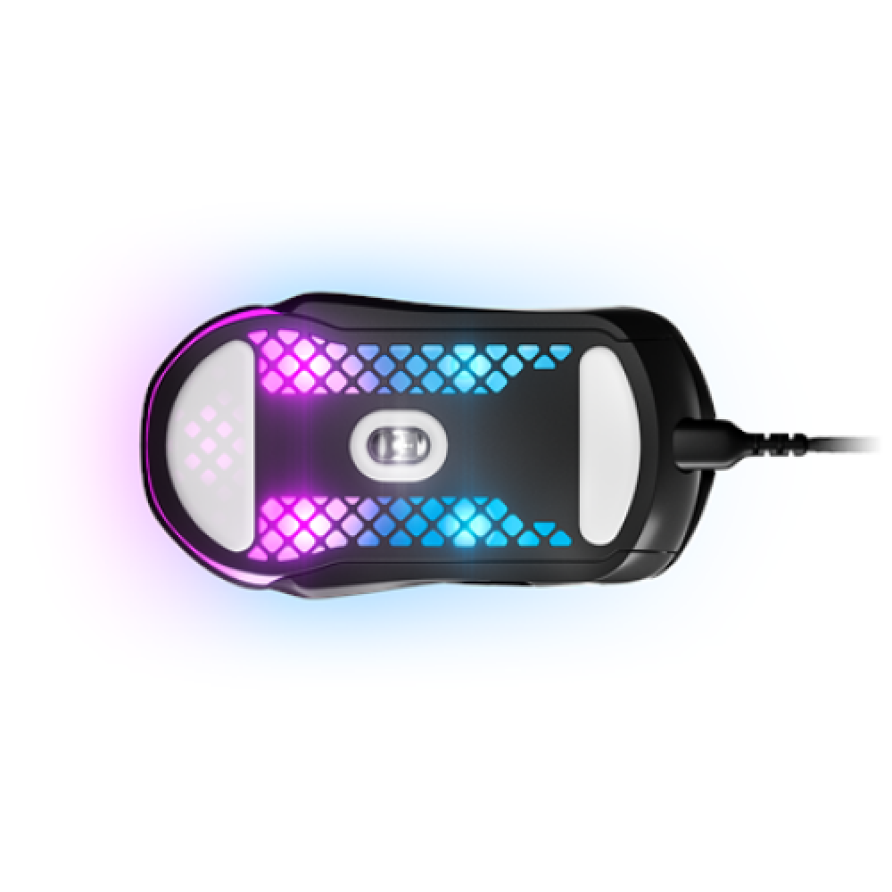 SteelSeries Aerox 5 (2022 Edition), RGB LED light, Onyx, Wired Optical Gaming Mouse