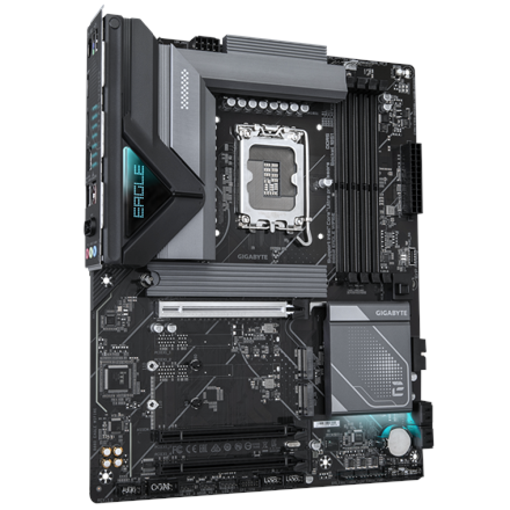 Gigabyte B860 EAGLE WIFI6E , Processor family Intel , Processor socket LGA1851 , DDR5 , Supported hard disk drive interfaces SATA, M.2 , Number of SATA connectors 4