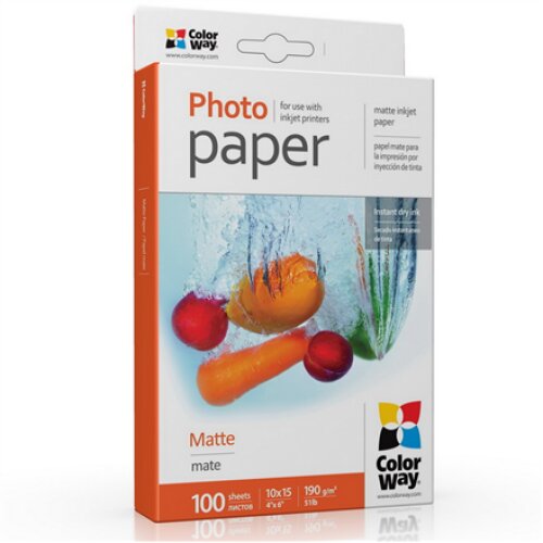 Matte Photo Paper , 190 g/m² , 10x15
