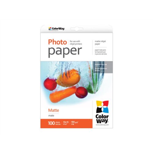Matte Photo Paper , 190 g/m² , 10x15