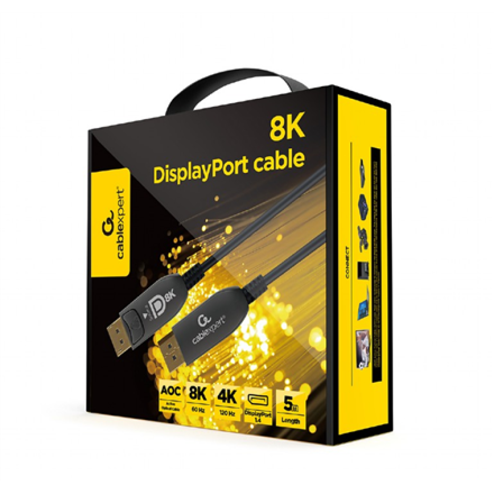 Cablexpert Active Optical (AOC) 8K DisplayPort cable AOC Premium Series, 5 m , CC-DP8K-AOC-5M