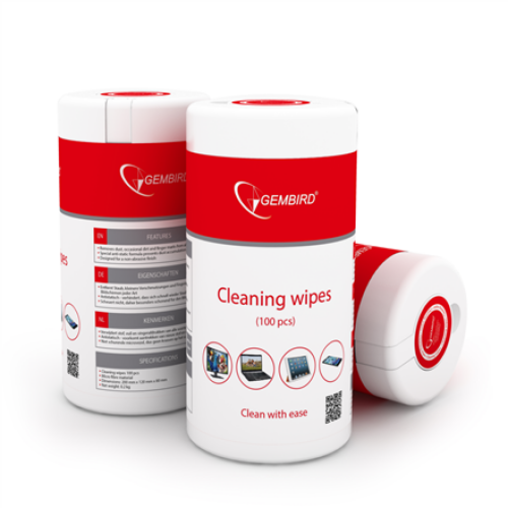 Gembird , CK-WW100-01 , Cleaning wipes