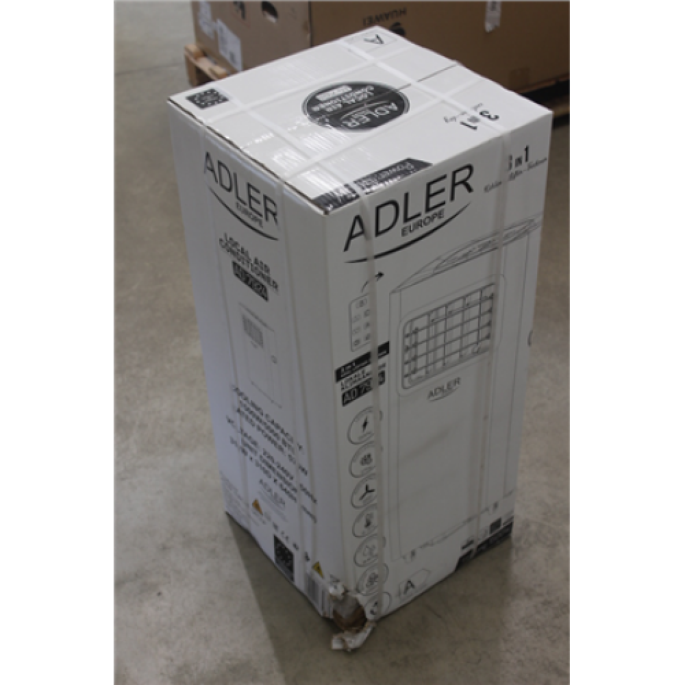 SALE OUT. Adler AD 7924 Air conditioner 5000 BTU, White Adler Air conditioner AD 7924 Number of speeds 2, Fan function, White, DAMAGED PACKAGING, 5000 BTU/h, Remote control