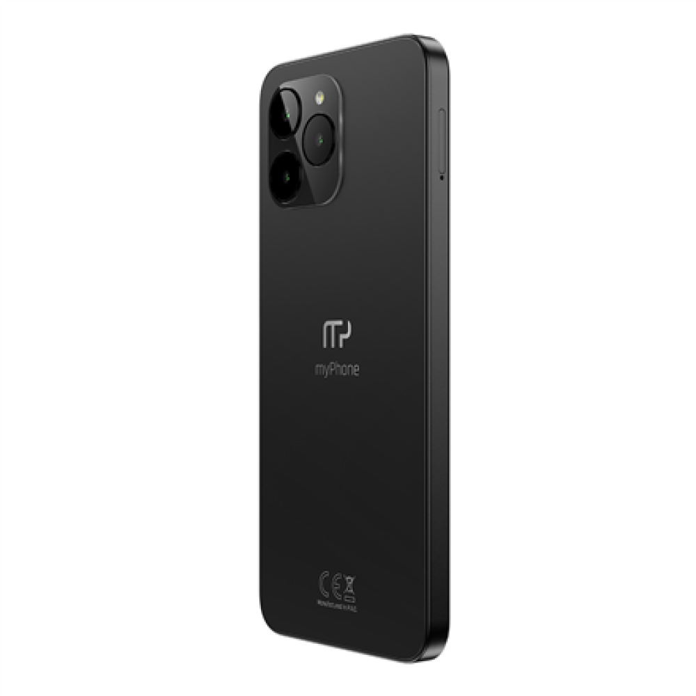 myPhone N23 , Black , 6.51 , IPS , 1600 x 720 pixels , Mediatek , Helio G36 , Internal RAM 6 GB , 128 GB , microSD , Dual SIM , Nano SIM , 3G , 4G , Main camera resolution 50 MP , Secondary camera resolution 5 MP , Android , 13 , 5000 mAh