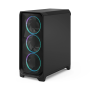 Fractal Design Meshify 3 , Black RGB TG Light Tint , Mid-Tower , Power supply included No , ATX