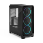 Fractal Design Meshify 3 , Black RGB TG Light Tint , Mid-Tower , Power supply included No , ATX