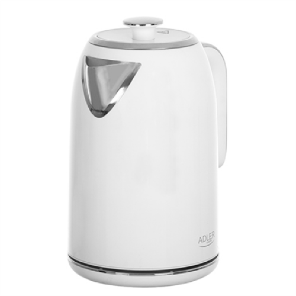 Adler Kettle AD 1341 Electric 2200 W 1.7 L Stainless steel 360° rotational base White