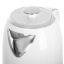 Adler Kettle AD 1341 Electric 2200 W 1.7 L Stainless steel 360° rotational base White