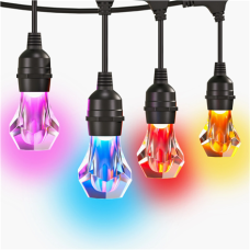 Nanoleaf Essentials Matter Smart Multicolour Outdoor String Lights Starter Kit 30m,16M+