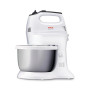 TEFAL HT312138 Quickmix , Hand Mixer , 300 W , Number of speeds 5 , Turbo mode , White/Stainless steel