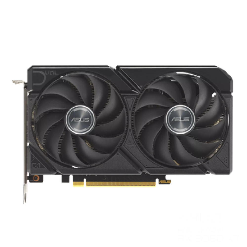 Asus Dual Radeon RX 9060 XT 16GB GDDR6 , AMD , 16 GB , Radeon RX 9060 XT , GDDR6 , HDMI ports quantity 1 , PCI Express 5.0