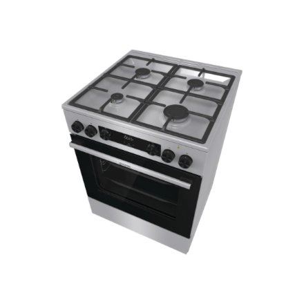 Gorenje GK6C4XF , Cooker , Hob type Gas , Oven type Electric , Stainless steel , Width 60 cm , Depth 60 cm , Grilling , Energy efficiency class A , 71 L