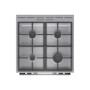 Gorenje GK6C4XF , Cooker , Hob type Gas , Oven type Electric , Stainless steel , Width 60 cm , Depth 60 cm , Grilling , Energy efficiency class A , 71 L