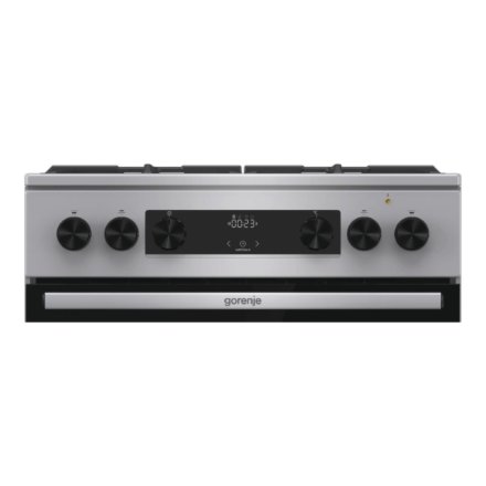 Gorenje GK6C4XF , Cooker , Hob type Gas , Oven type Electric , Stainless steel , Width 60 cm , Depth 60 cm , Grilling , Energy efficiency class A , 71 L