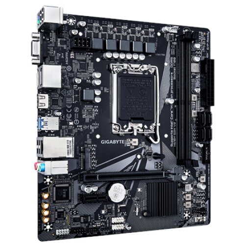 Gigabyte , H610M S2H V2 1.0 , Processor family Intel , Processor socket LGA1700 , DDR5 DIMM , Supported hard disk drive interfaces M.2, SATA , Number of SATA connectors 4