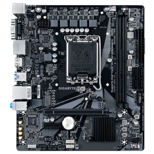 Gigabyte , H610M S2H V2 1.0 , Processor family Intel , Processor socket LGA1700 , DDR5 DIMM , Supported hard disk drive interfaces M.2, SATA , Number of SATA connectors 4