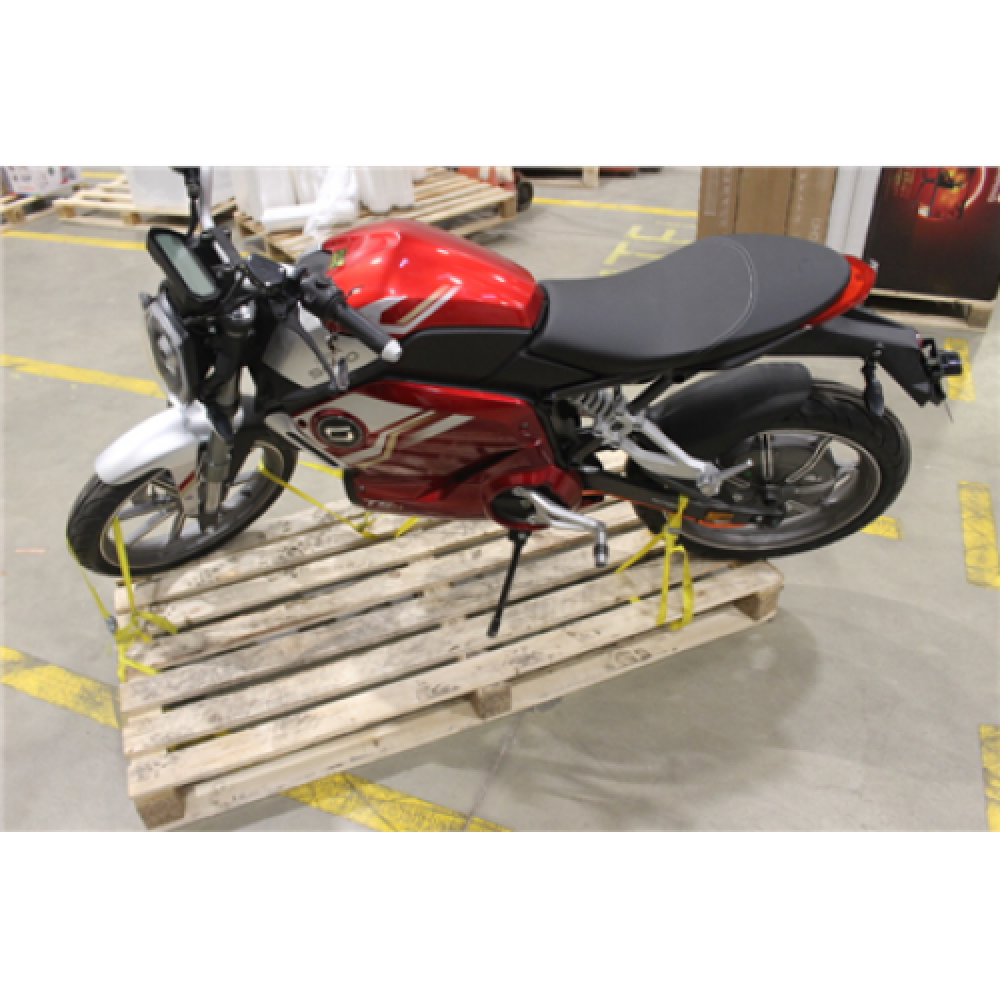 SALE OUT. SUPER SOCO Electric Motorcycle TSX, Red, L1e / USED AS DEMO, SCRATCHED, WITHOUT ORIGINAL PACKAGING SUPER SOCO Red L1e Max speed 45 km/h Distance per battery charge (max) 75 km Mileage warranty 20000 km
