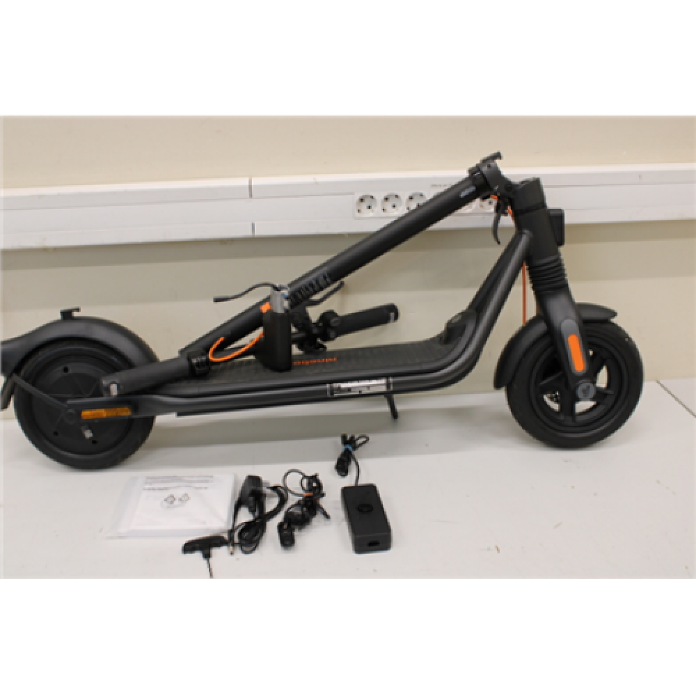 SALE OUT. Segway Kickscooter F2 Pro E Up to 25 km/h 10 USED, REFURBISHED, SCRATCHED Black
