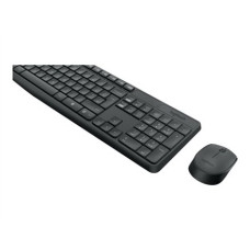 Logitech , MK235 , Keyboard and Mouse Set , Wireless , Mouse included , Batteries included , US , Black
