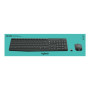 Logitech , MK235 , Keyboard and Mouse Set , Wireless , Mouse included , Batteries included , US , Black