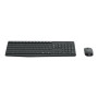 Logitech , MK235 , Keyboard and Mouse Set , Wireless , Mouse included , Batteries included , US , Black