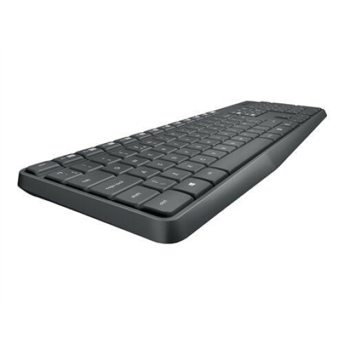 Logitech , MK235 , Keyboard and Mouse Set , Wireless , Mouse included , Batteries included , US , Black
