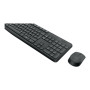 Logitech , MK235 , Keyboard and Mouse Set , Wireless , Mouse included , Batteries included , US , Black
