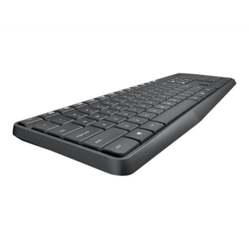 Logitech , MK235 , Keyboard and Mouse Set , Wireless , Mouse included , Batteries included , US , Black
