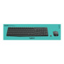 Logitech , MK235 , Keyboard and Mouse Set , Wireless , Mouse included , Batteries included , US , Black