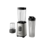 Philips Mini Blender , HR2604/80 Daily Collection , Tabletop , 350 W , Jar material Plastic/Glass , Jar capacity 0.6+0.6 L , Ice crushing , Pearl metal