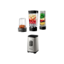 Philips Mini Blender , HR2604/80 Daily Collection , Tabletop , 350 W , Jar material Plastic/Glass , Jar capacity 0.6+0.6 L , Ice crushing , Pearl metal