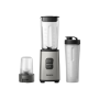 Philips Mini Blender , HR2604/80 Daily Collection , Tabletop , 350 W , Jar material Plastic/Glass , Jar capacity 0.6+0.6 L , Ice crushing , Pearl metal