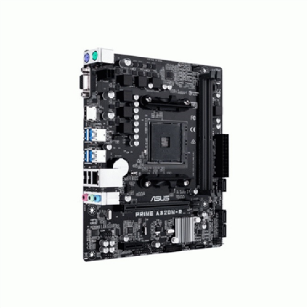Asus PRIME A320M-R-SI Processor family AMD Processor socket AM4 DDR4 DIMM Memory slots 2 Supported hard disk drive interfaces SATA,GB-LAN Number of SATA connectors 4 Chipset A320 micro ATX
