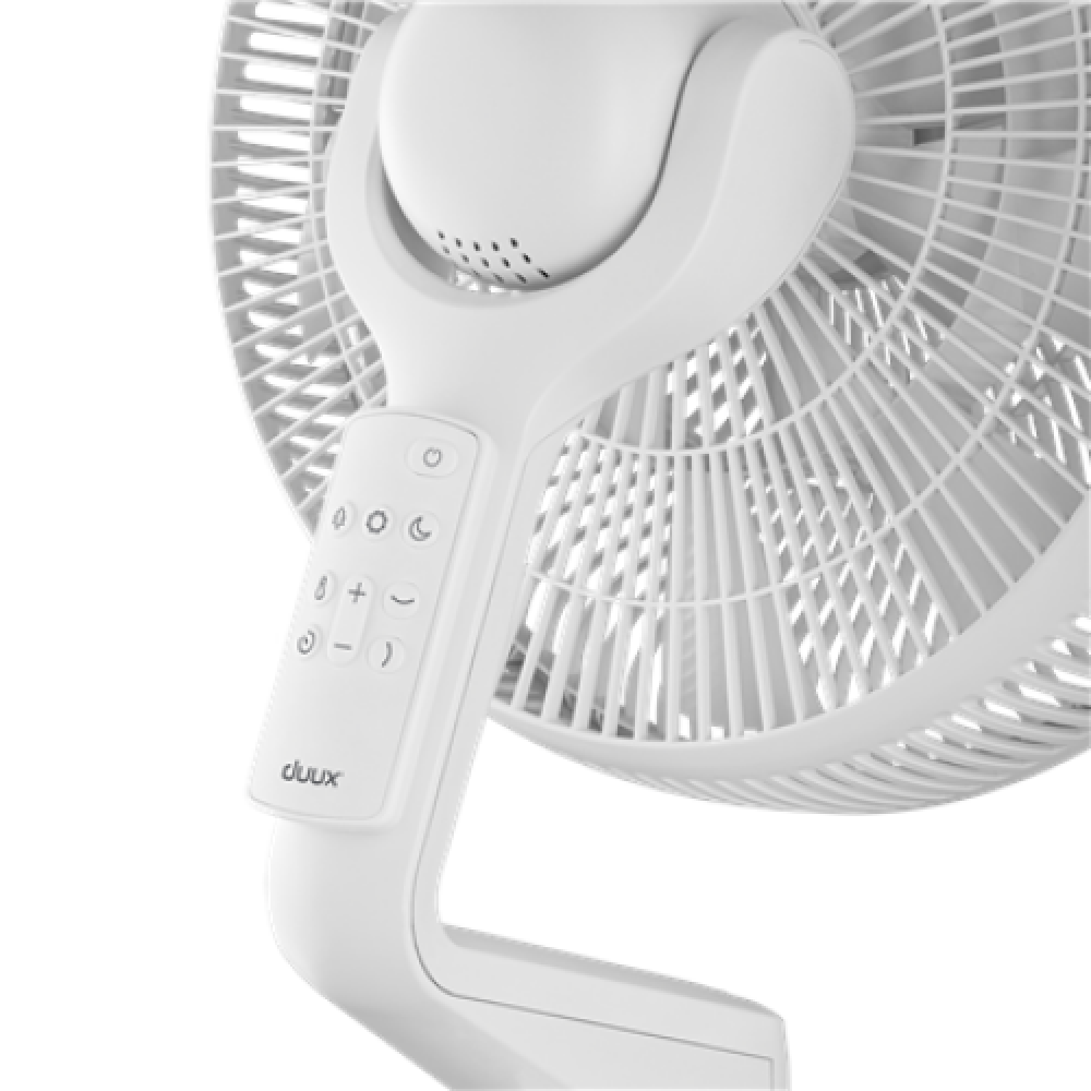 Duux , Fan , Whisper Flex Ultimate , Stand Fan , White , Diameter 34 cm , Number of speeds 30 , Oscillation , 3-32 W , Remote control