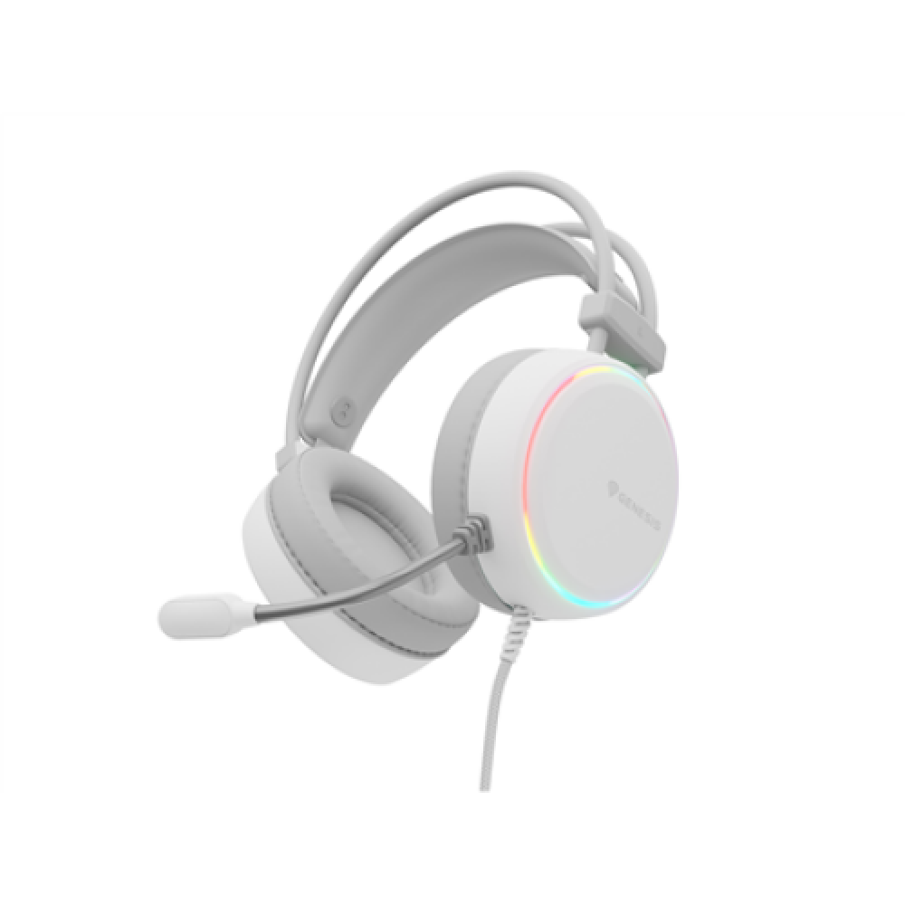 Genesis , On-Ear Gaming Headset , Neon 613 , Built-in microphone , 3.5 mm, USB Type-A , White