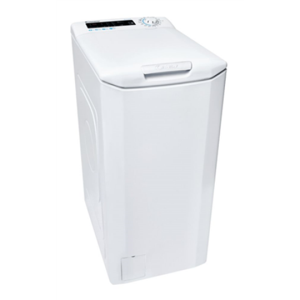 Candy Washing Machine CSTG 28TE/1-S Energy efficiency class F, Top loading, Washing capacity 8 kg, 1200 RPM, Depth 60 cm, Width 41 cm, Display, LCD, NFC, White