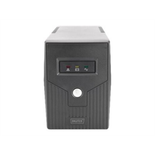 Digitus , Line-Interactive UPS , Line-Interactive UPS DN-170063, 600VA, 360W, 1x 12V/7Ah battery, 2x CEE 7/7 outlet, 2x RJ-11, 1x USB 2.0 type B, LED, Simulated Sine Wave, 298x101x142mm, 4.35kg , 600 VA , 360 W