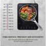 Caso Mobile Single Hob , ProSlim 2000 , Induction , Number of burners/cooking zones 1 , Touch , Timer , Black