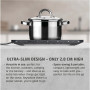 Caso Mobile Single Hob , ProSlim 2000 , Induction , Number of burners/cooking zones 1 , Touch , Timer , Black