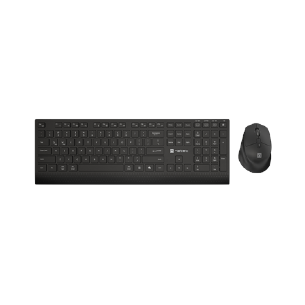 Natec Keyboard and Mouse , Stringray 2 , Keyboard and Mouse Set , Wireless , US , Black