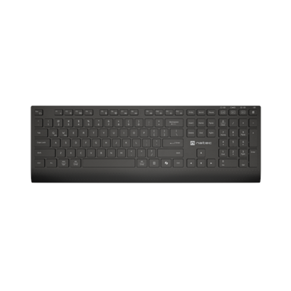 Natec Keyboard and Mouse , Stringray 2 , Keyboard and Mouse Set , Wireless , US , Black