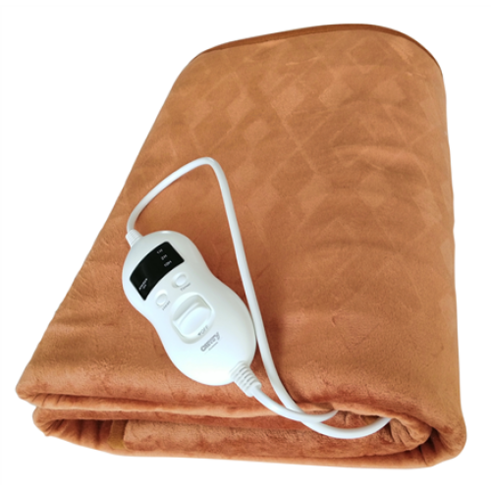 Camry , Electirc Heating Blanket with Timer , CR 7435 , Number of heating levels 8 , Number of persons 1 , Washable , Remote control , Super Soft Fleece/Polyester , 60 W