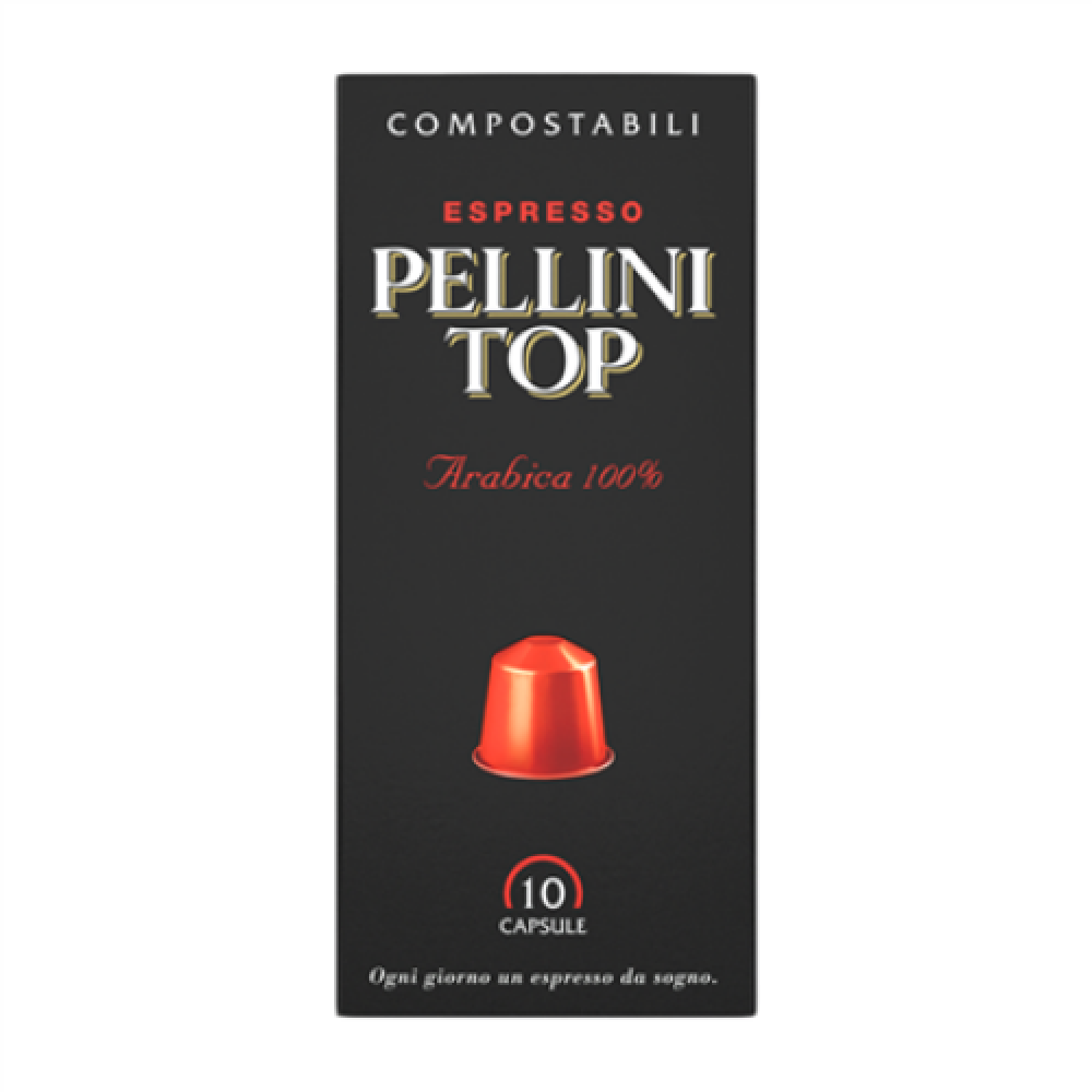 Pellini Top Nespresso Ground coffee capsules Coffee Capsules for Nespresso coffee machines 10 capsules 100% Arabica 50 g